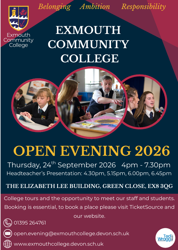 Open Evening Poster 2026