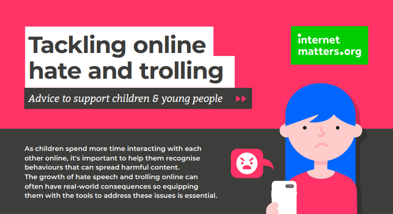 Tackling online hate and trolling - Internet Matters